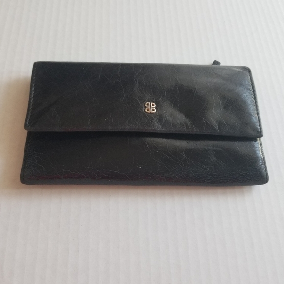 Vintage Leather Bosca Tri-Fold Wallet - Picture 2 of 4